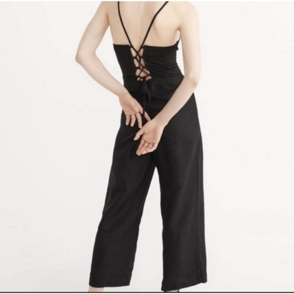 Abercrombie & Fitch Women's Black Jumpsuit | SIZE 6 US - Picture 6 of 16